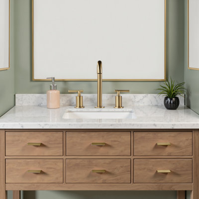 Robinet de salle de bain à 2 poignées à large évier avec ensemble de bonde Forious® Ultra