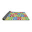 Tapis rouge/bleu/vert à motif-1085280707