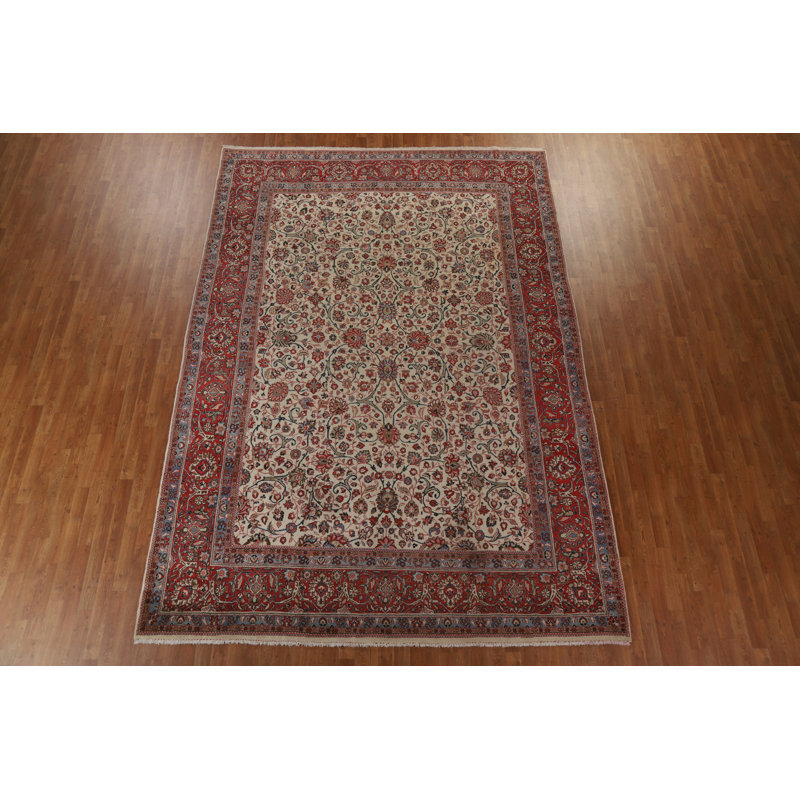 Savir One-of-a-Kind 8'8" X 12'5" 1960s Wool Area Rug in