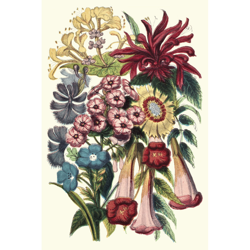 Garden Gathering I - Wrapped Canvas Print, 76cm H x 51cm W x 3.8cm D