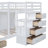 Full Over Twin Bunk Bed with Wardrobe, Drawers-660309809