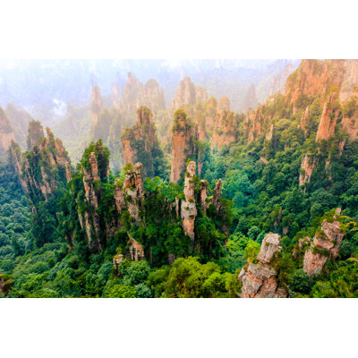 Bowlus Tianzi Mountian - Wrapped Canvas Print