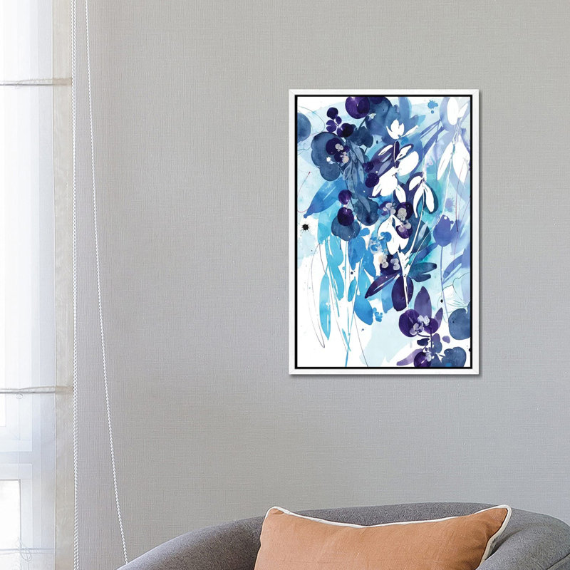 Soulmate by CreativeIngrid - Painting on Canvas, 66.04 cm H x 45.72 cm W, White Framed