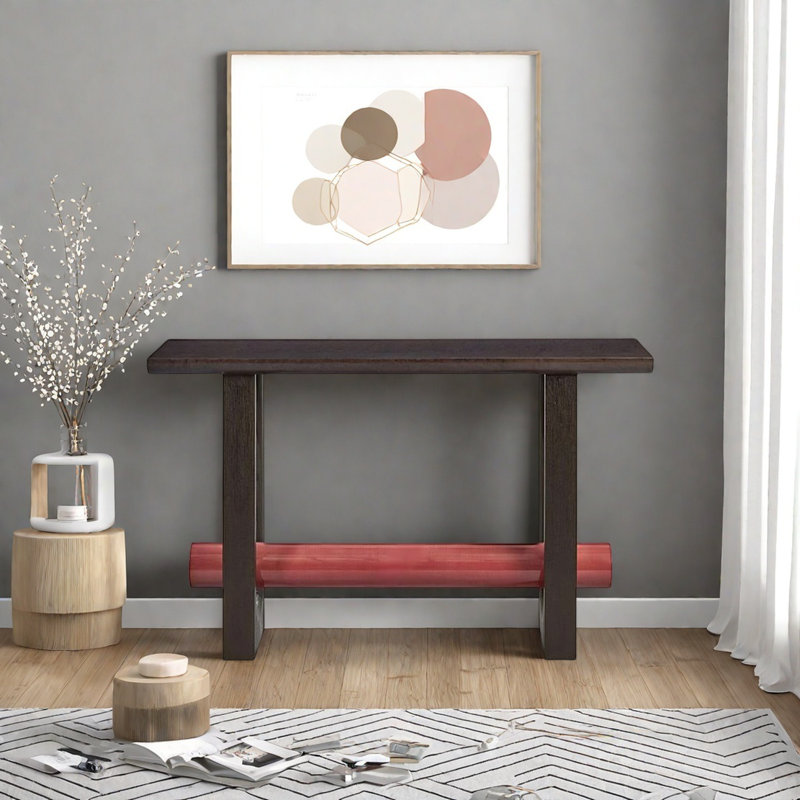 Modern Minimalist Art Console Table, 31.5" H x 47.24" W x 13.78" D
