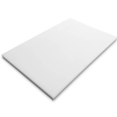 Farberware Extra-Large Plastic Cutting Board with Perimeter Juice Groove,  Dishwasher-Safe Kitchen Chopping Board, 15x20-Inch, White