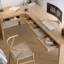 Bureau en bois massif en L Burlywood-1099263834-1099263836