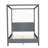 Luxurious Canopy Platform Bed With Advanced Connectivity And Storage Options-355158053