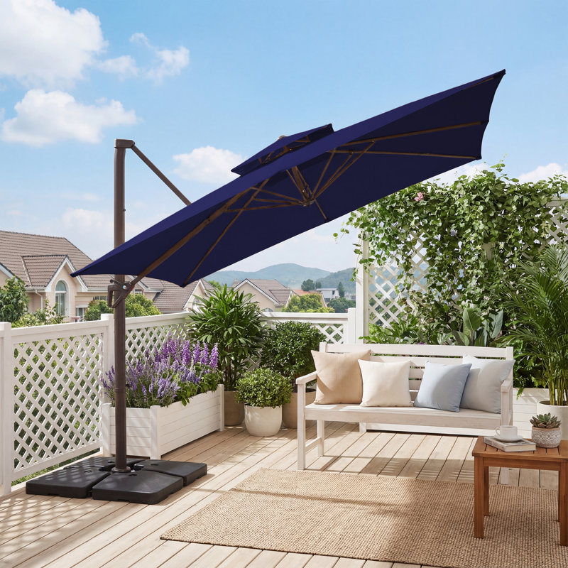 Parasol en porte-à-faux 9 pi, Marine