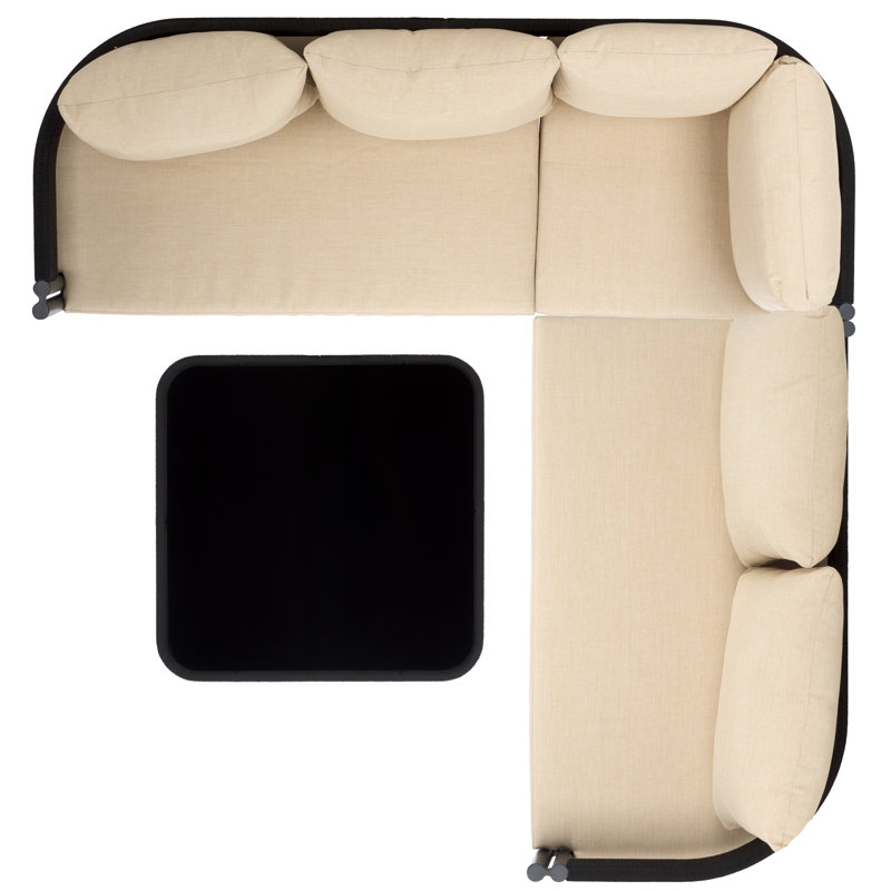 Outdoor 12 - Piece Conversation Set, Taupe