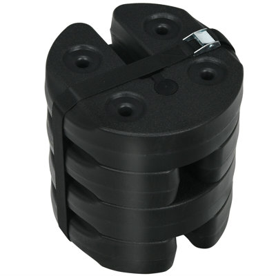 Gymax Black Plastic Weight