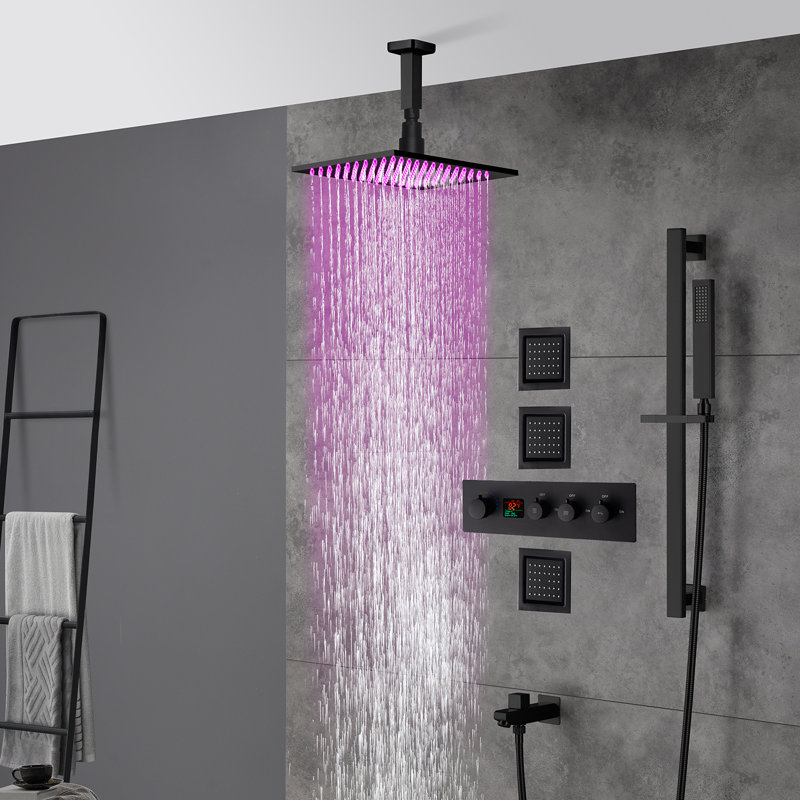 Thermostatic All-In-One Kit with Rough in-Valve