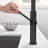 Single Handle Kitchen Faucet with Accessories-93689750