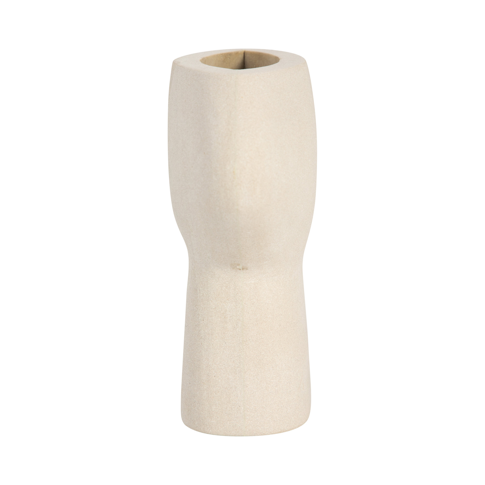 Harmony Handmade Stoneware Table Vase, 7" H x 6" W x 3" D