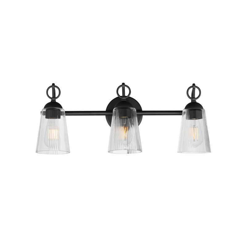 Meuble-lavabo Jackson, H 9,5 po x l 23,5 po x P 6,25 po, Trois lumières