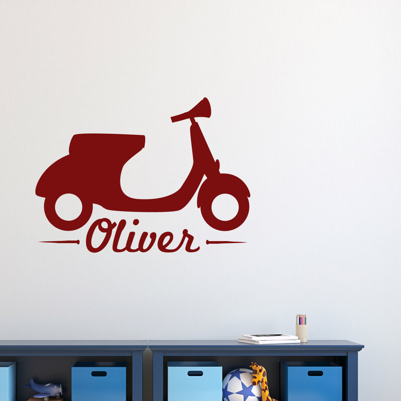 Adhésif décoratif scooter, Canneberge, Oui