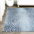 Lindholm Modern Animal Blue/Cream Rug-799513997