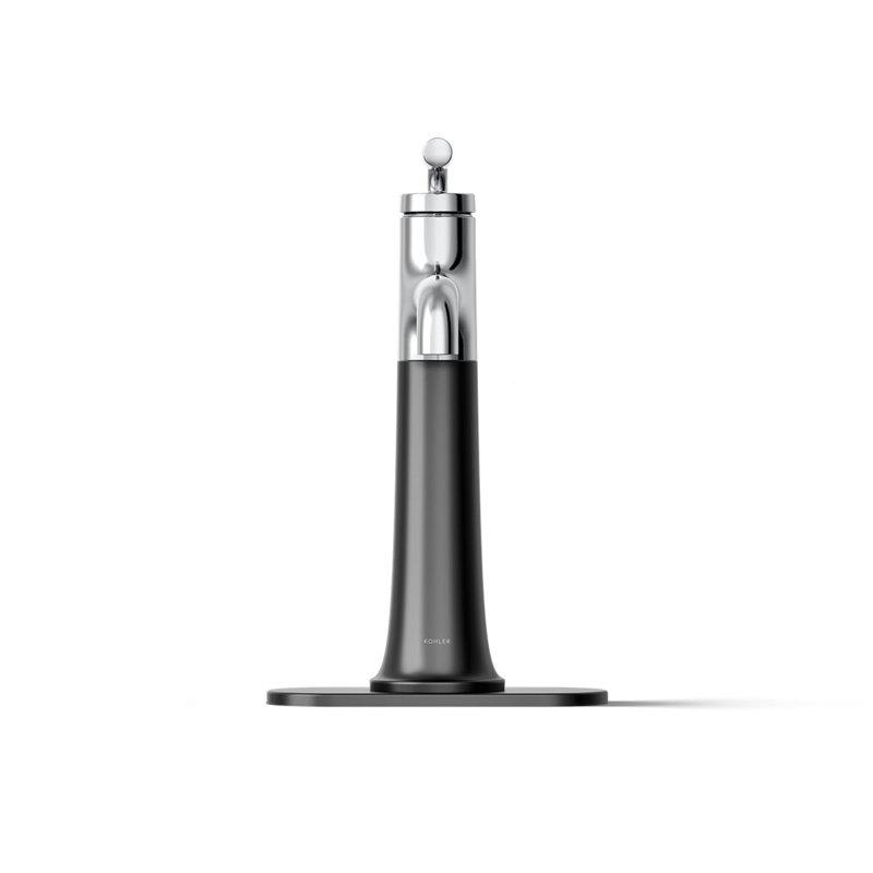 Tone Tall Single-Handle Bathroom Sink Faucet 1.0 GPM, Chrome Black
