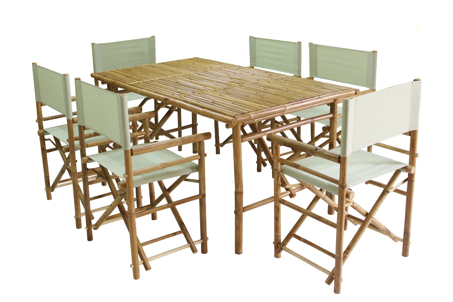 Zew Inc 7 Piece Dining Set 