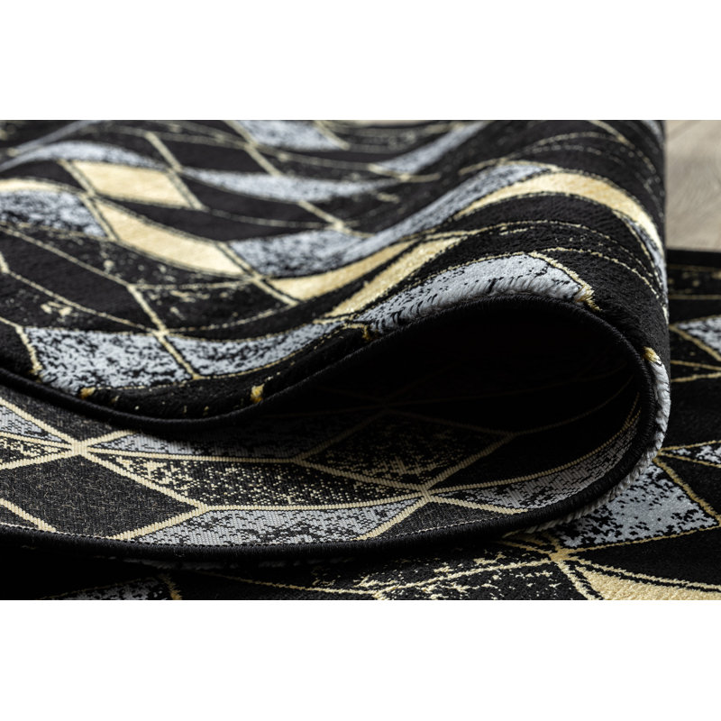 Karlov Geometric Area Rug, Runner 80 x 300cm