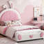 Lit plateforme tapissier, lit plateforme tapissier simple avec tête de lit