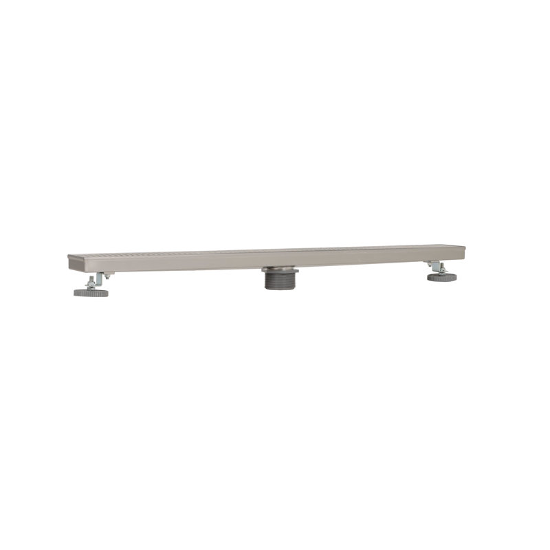 Stainless Steel Linear Shower Drain Wave Grate, 32"