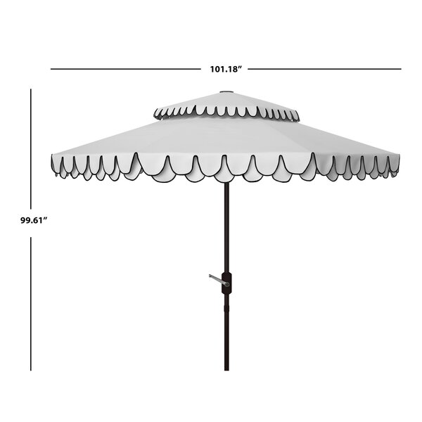 Lark Manor Amirreza 101.2'' Double Top Outdoor Umbrella & Reviews | Wayfair