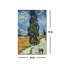 Superbe peinture décorative sur toile Van Gogh, 17,7 po x 27,6 po | 100% toile de suède, cadre 100% bois (épaisseur: 1,2 po) | Parfait pour la décoration intérieure, les amateurs d'art et les idées de cadeaux uniques, design élégant et intemporel