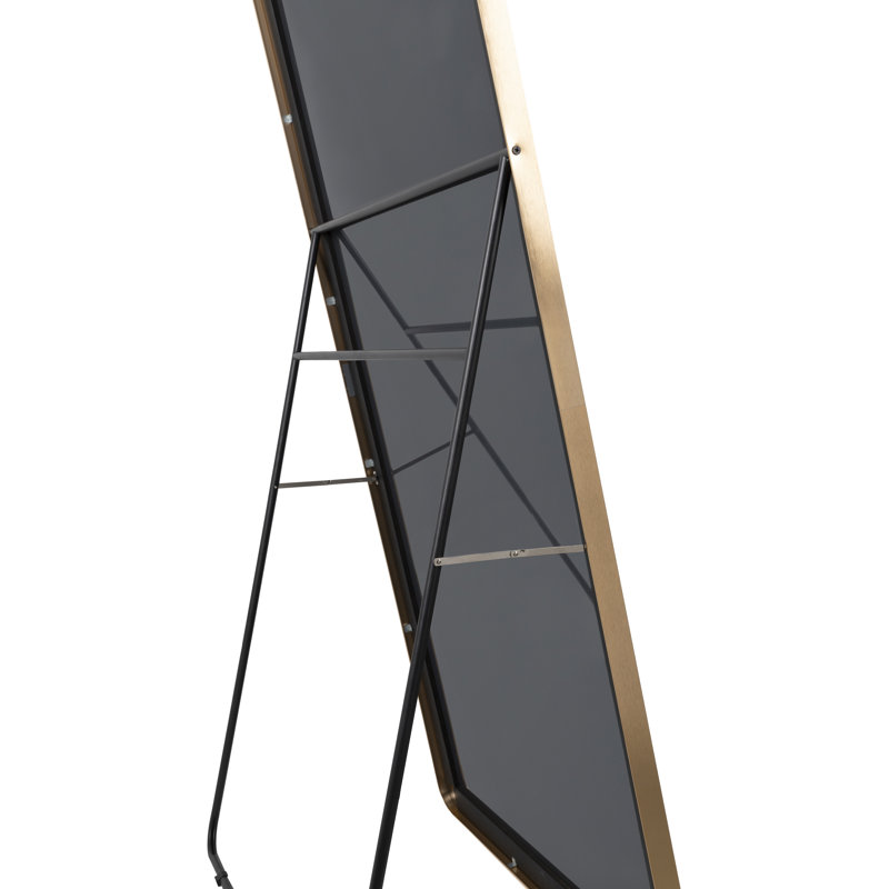 Destefano Essence Full Length Mirror, Gold, 65" x 22"