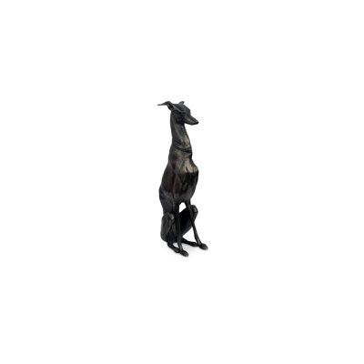 Sculpture Duke en aluminium noir