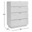 Antibes 4 - Drawer Solid Wood Dresser