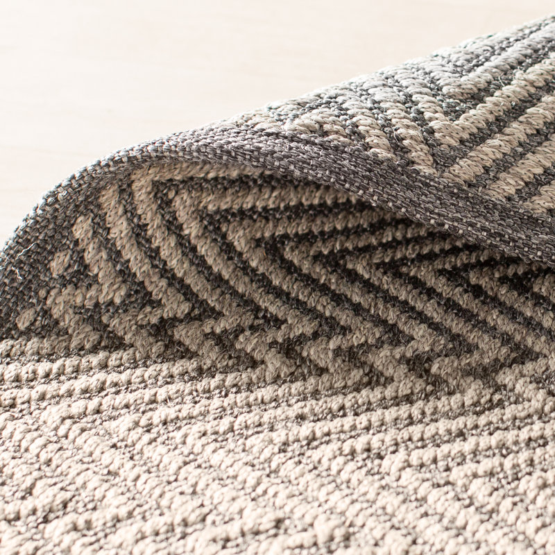Tapis taupe Harajan, Rectangle 5 pi x 7 pi 6 po