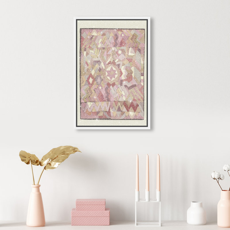 Tapestry Boehme Print by Oliver Gal, 31"H x 21"W, White Floater Frame