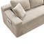 Canapé modulaire 94,5 po avec canapé en L modulaire avec méridienne en forme de L, canapé rembourré minimaliste moderne pour la chambre du salon, canapé d'angle à assise profonde, aucun assemblage requis-131101698-131101701-131101703