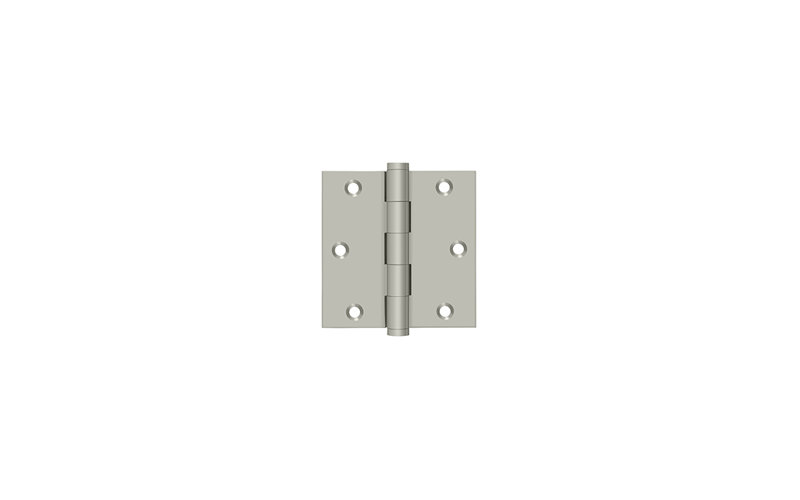 102'' x 102'' Butt Bearing Hinge, Brushed Nickel