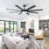 Harrigan 8 - Blade Integrated LED Reversible Ceiling Fan With Light And Remote