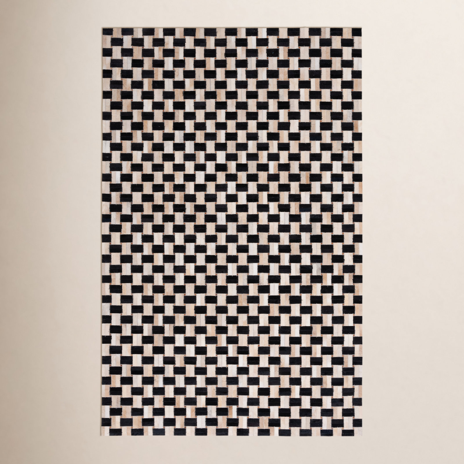 Mahsa Cowhide Rug, Rectangle 5' x 8'