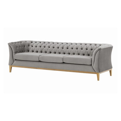 Burnham Velvet 3 Seater Sofa