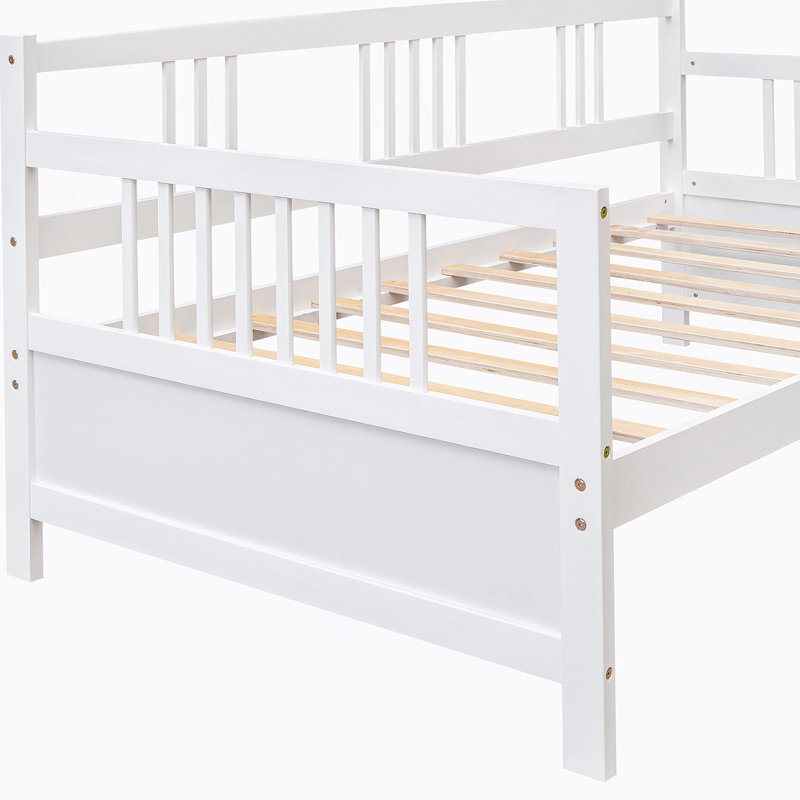 Daybed With Support Legs, Twin, White