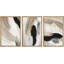 Ensemble de 3 peintures sur toile avec cadre flottant-76014660-76014661