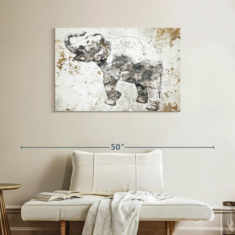 Bébé éléphant Brampt trompette, H 26 po x l 39 po