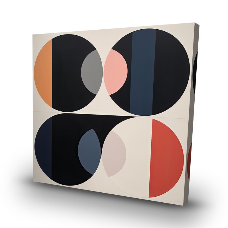 Imbed circles - 32"x32" art on canvas