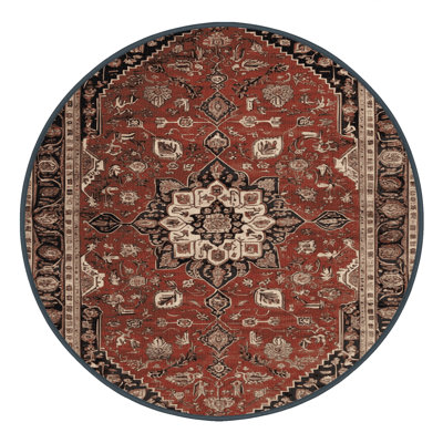 Tapis brun lavable à la machine