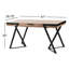 Bureau en bois massif Zavalla