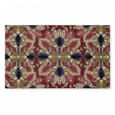 Paillasson Feather Kaleidoscope Fractal