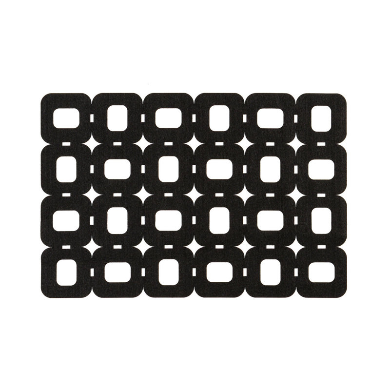 Tollette Felt Block Design Cork Placemat
