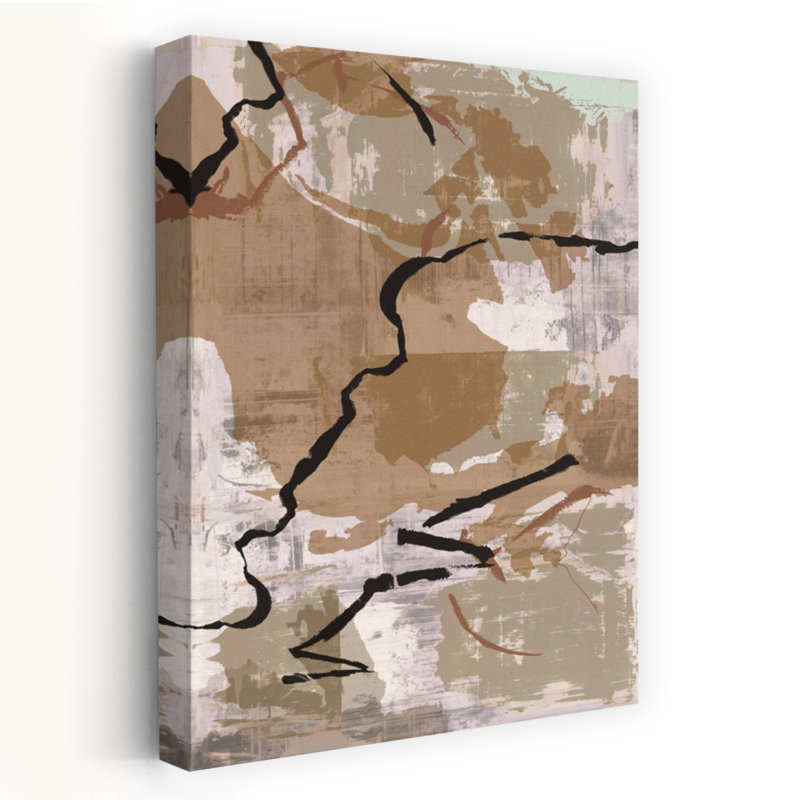 Art contemporain, art contemporain abstrait, H 24 po x l 16 po