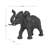 Eisenman Polystone Elephant Decorative Black Sculpture