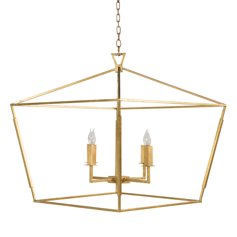 Lustre géométrique à 4 lumières Adler