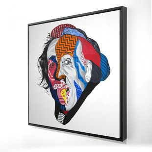 "Abstract Albert Einstein" sur toile