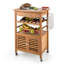 Solid Wood Kitchen Cart